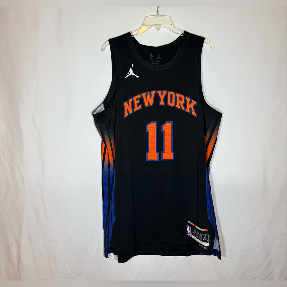 Nike New York Knicks #11 Brunson Statement Authentic Basketball Jersey